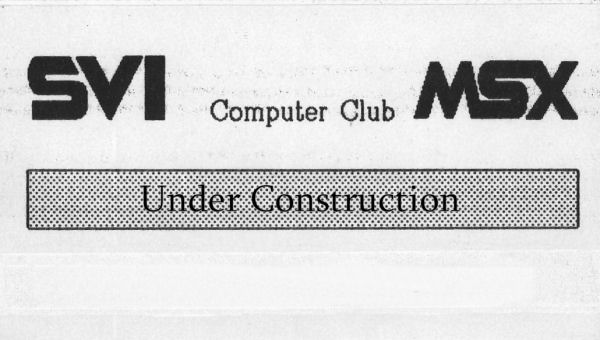 Under Construction